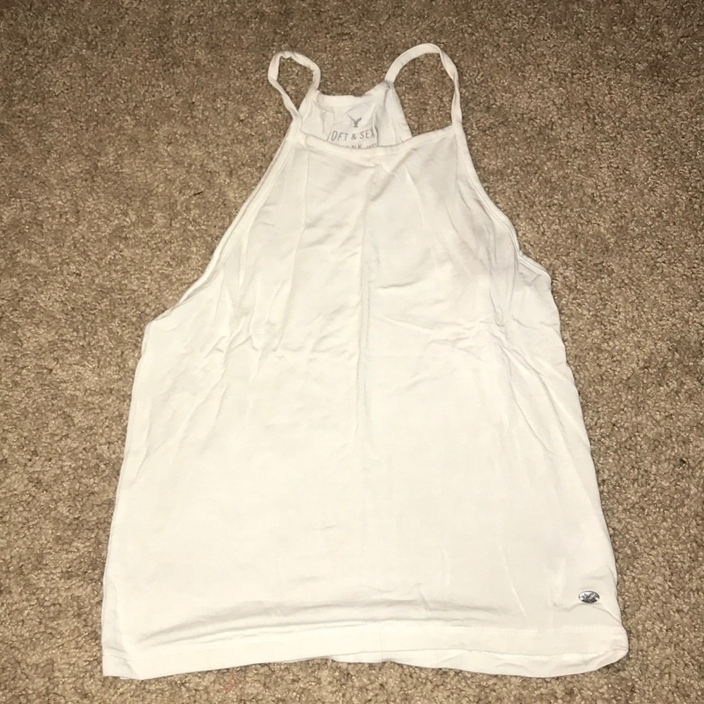 White Halter Top